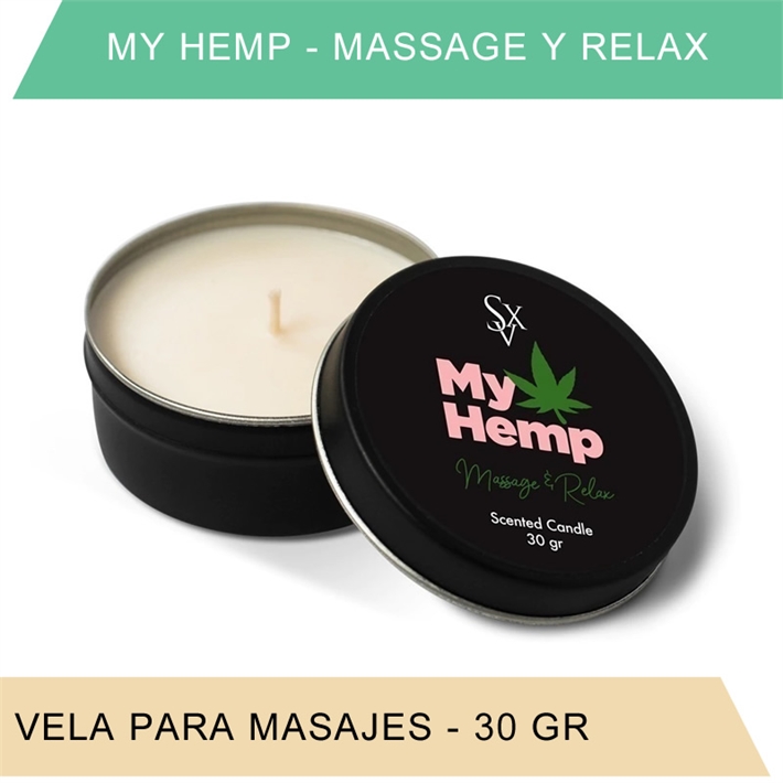 Vela para masajes My Hemp 30grEAN: 9520043402648